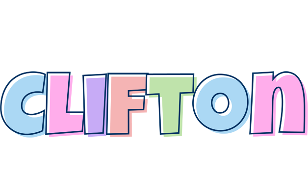 Clifton pastel logo