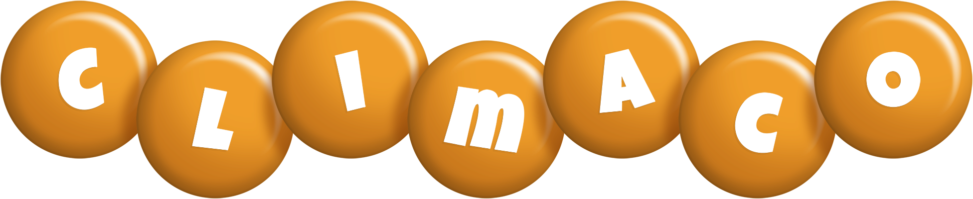 Climaco candy-orange logo