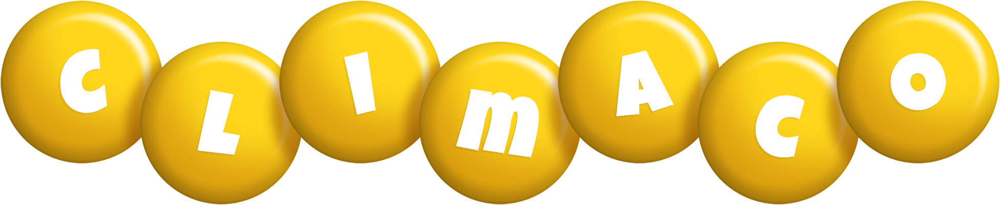 Climaco candy-yellow logo