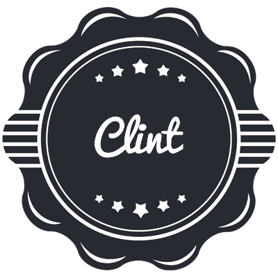 Clint badge logo