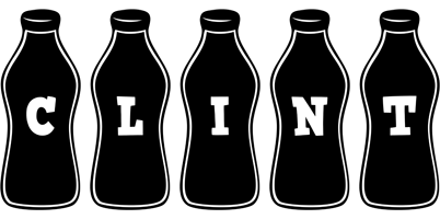 Clint bottle logo