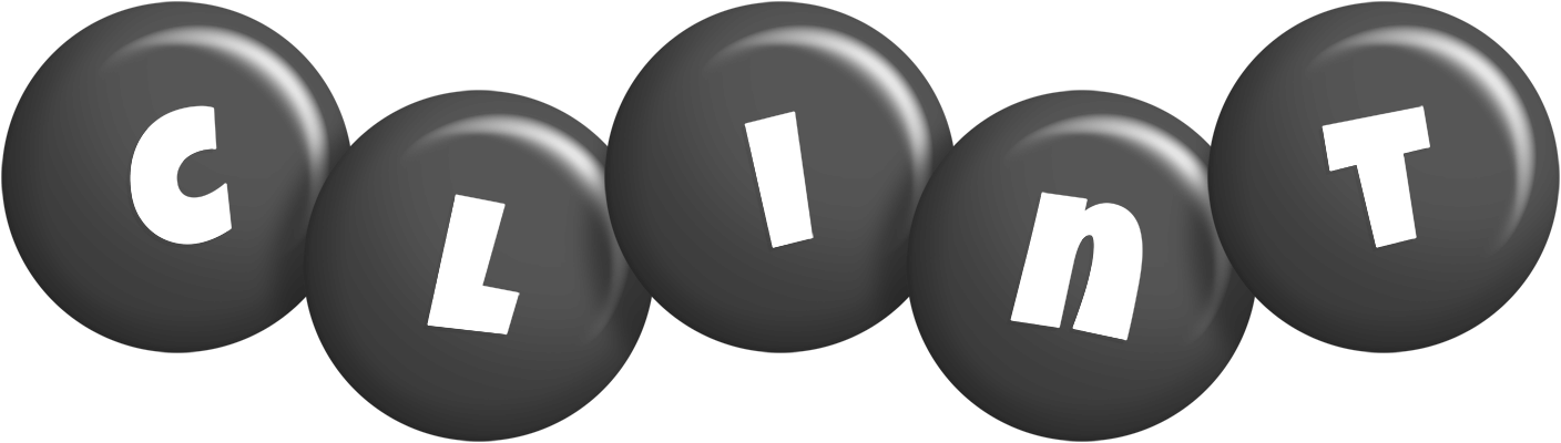 Clint candy-black logo