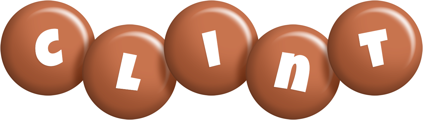 Clint candy-brown logo