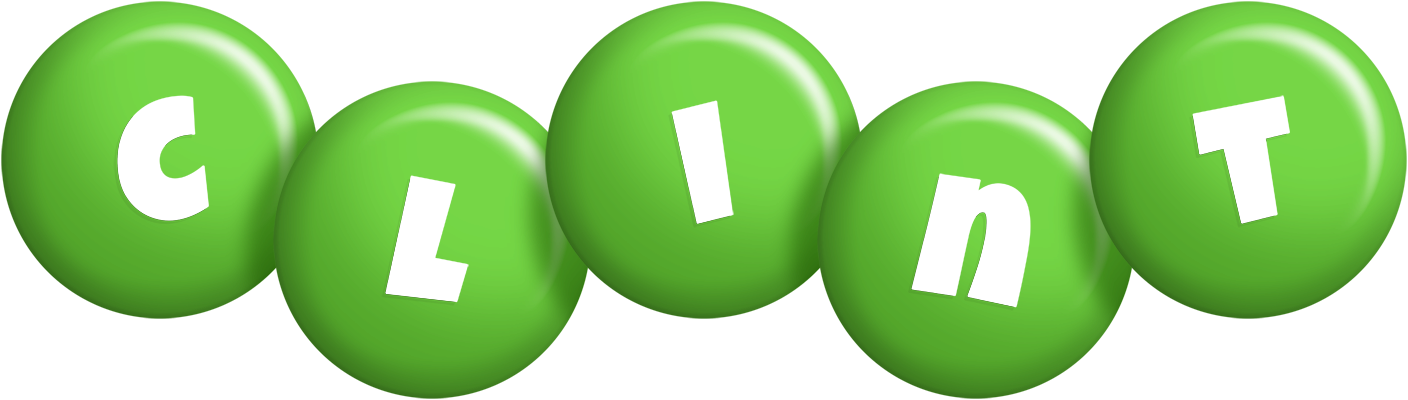 Clint candy-green logo