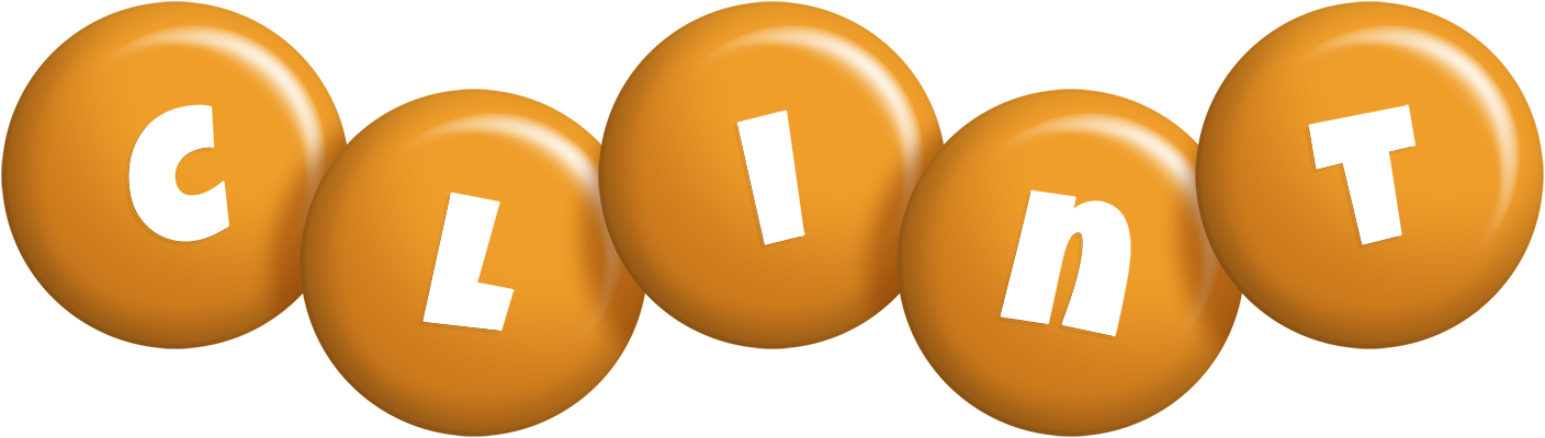 Clint candy-orange logo