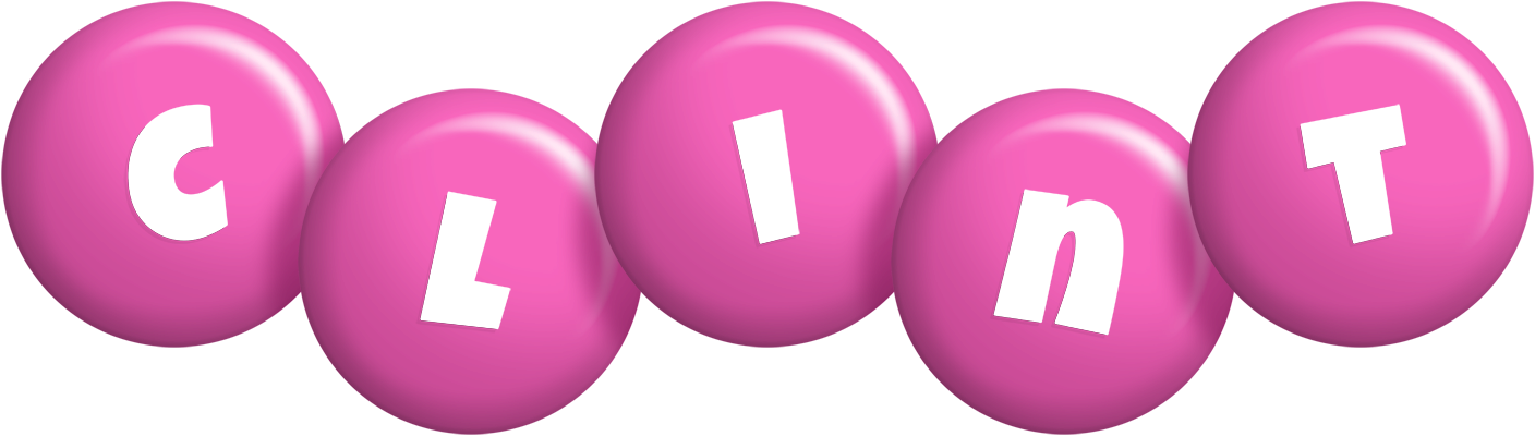 Clint candy-pink logo