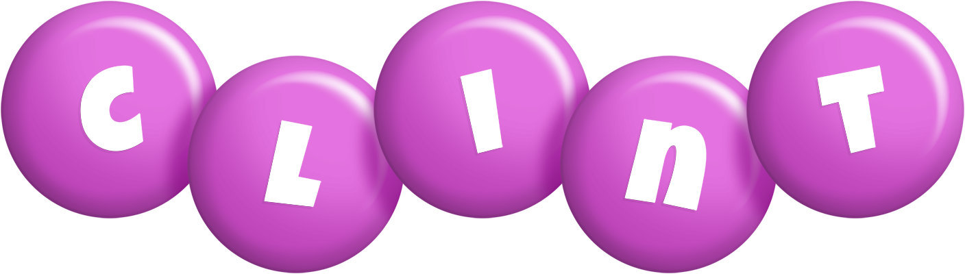 Clint candy-purple logo