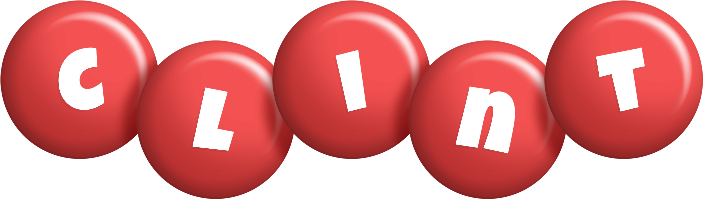 Clint candy-red logo