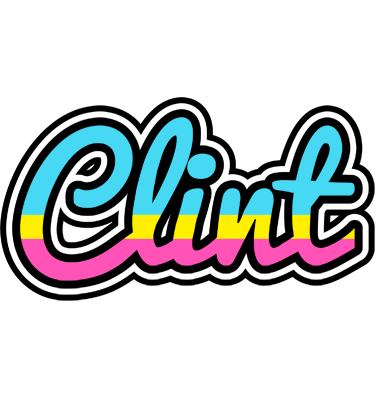 Clint circus logo