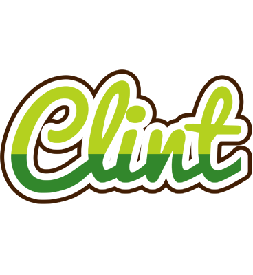 Clint golfing logo