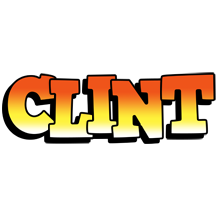 Clint sunset logo