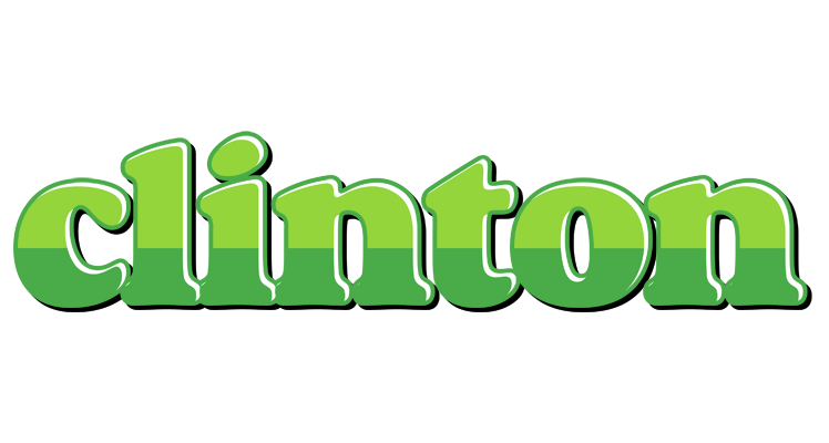 Clinton apple logo