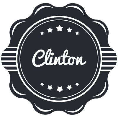 Clinton badge logo