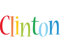 Clinton birthday logo