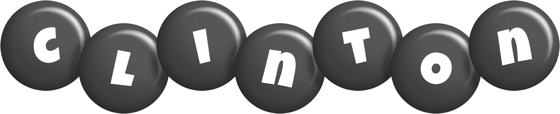 Clinton candy-black logo