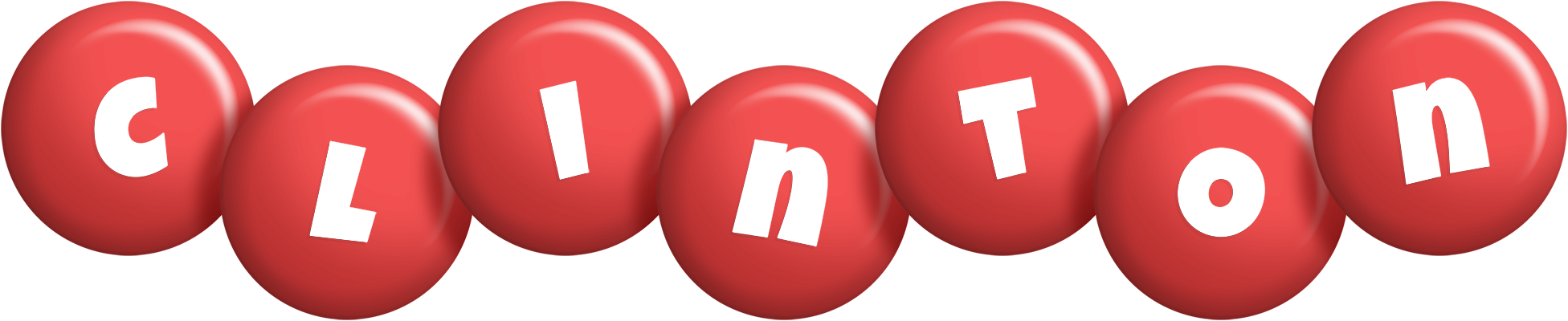 Clinton candy-red logo