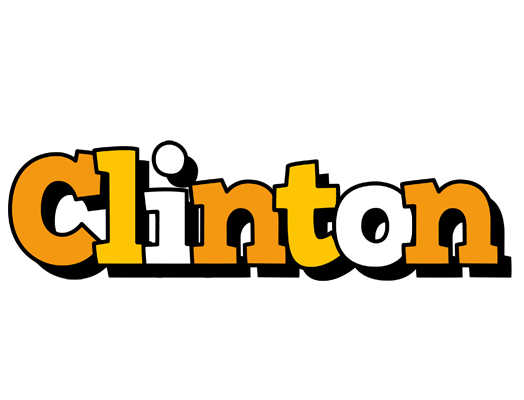 Clinton cartoon logo