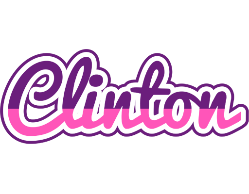 Clinton cheerful logo