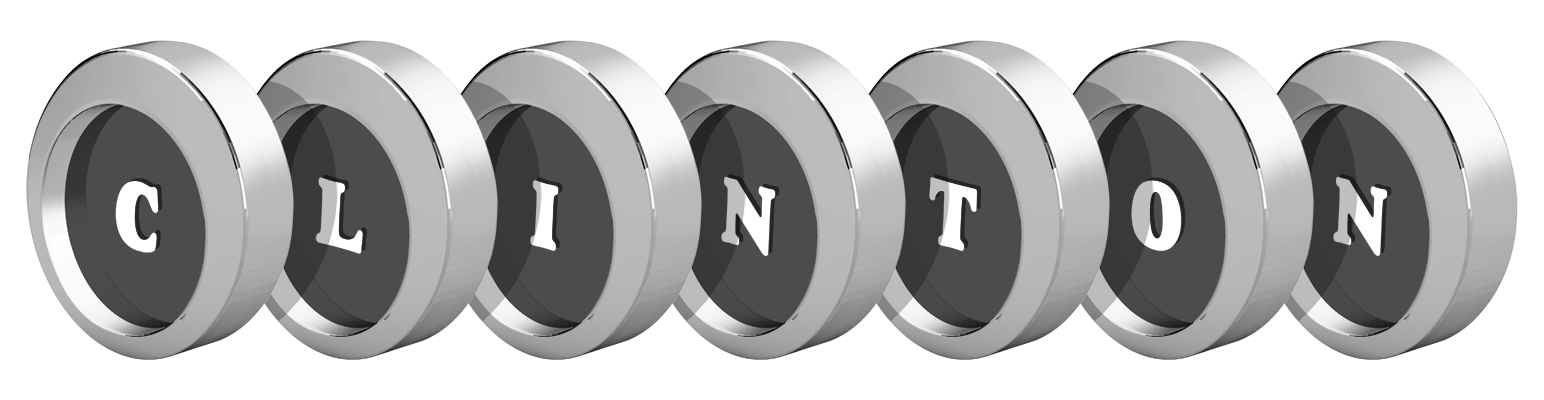 Clinton coins logo