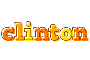 Clinton desert logo