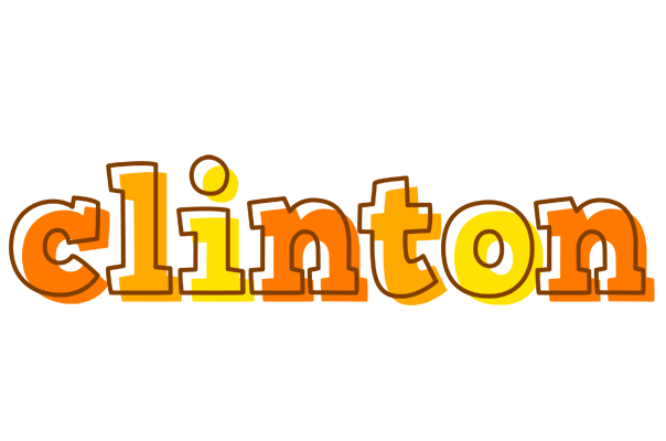 Clinton desert logo