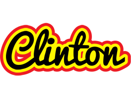 Clinton flaming logo