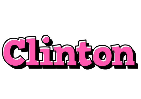 Clinton girlish logo