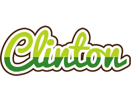 Clinton golfing logo