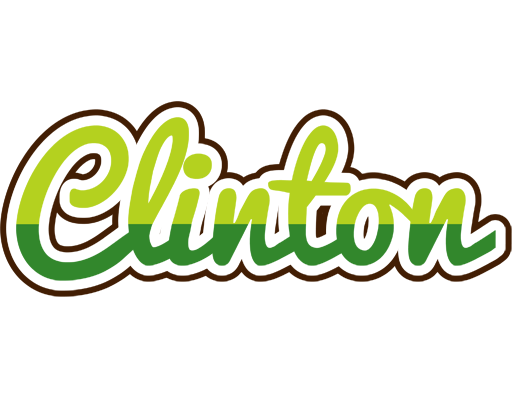 Clinton golfing logo