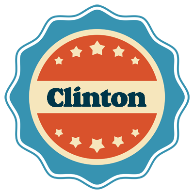 Clinton labels logo
