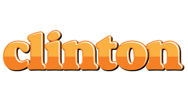 Clinton orange logo