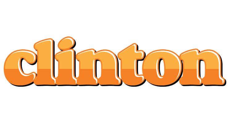 Clinton orange logo