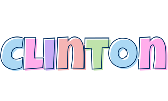 Clinton pastel logo