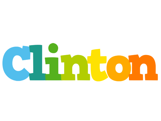 Clinton rainbows logo