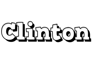 Clinton snowing logo