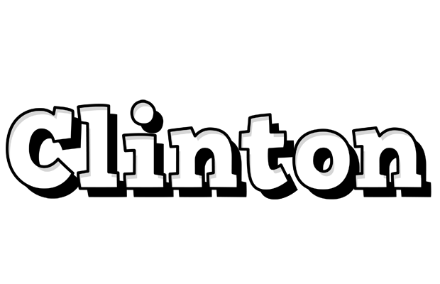 Clinton snowing logo