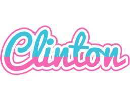 Clinton woman logo