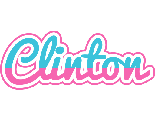 Clinton woman logo