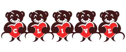 Clive bear logo