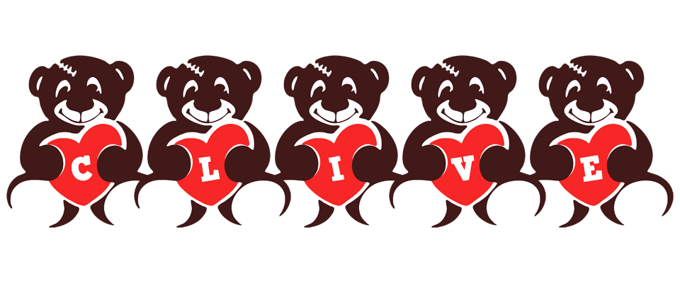 Clive bear logo