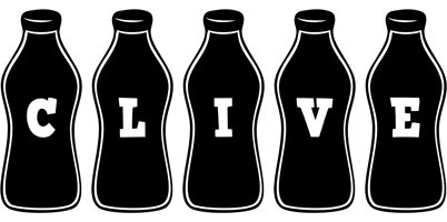 Clive bottle logo