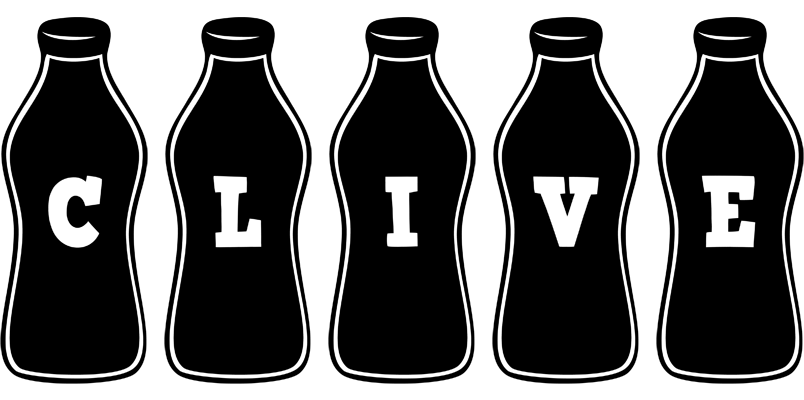 Clive bottle logo