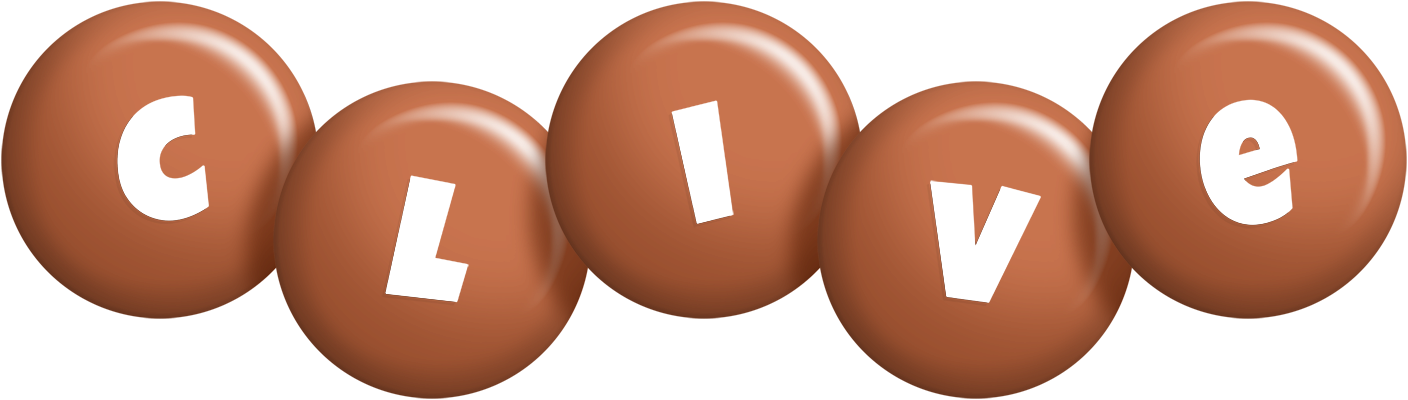 Clive candy-brown logo