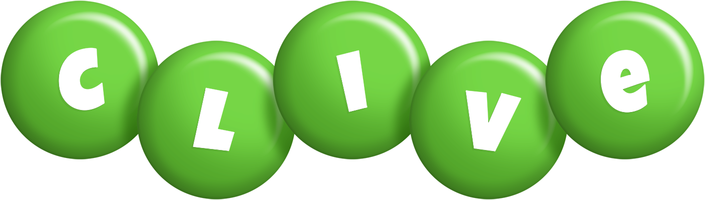 Clive candy-green logo