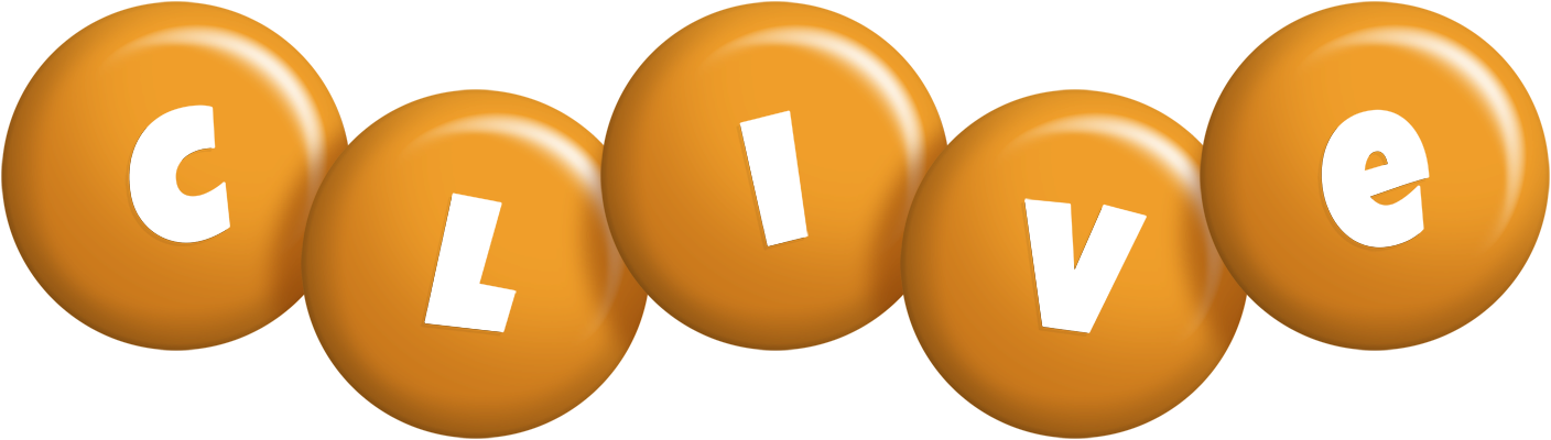 Clive candy-orange logo