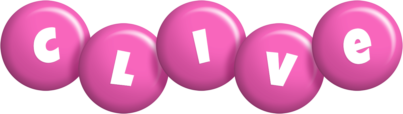Clive candy-pink logo