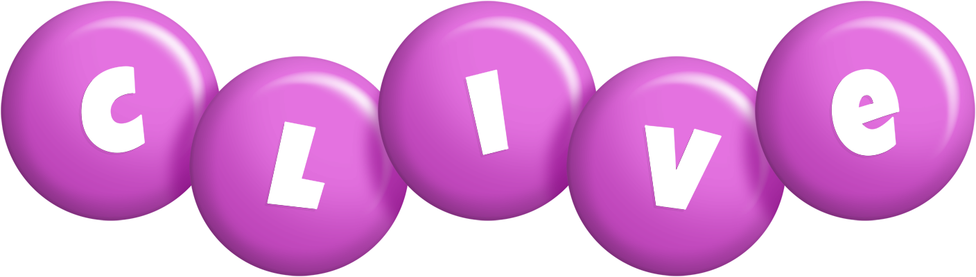 Clive candy-purple logo