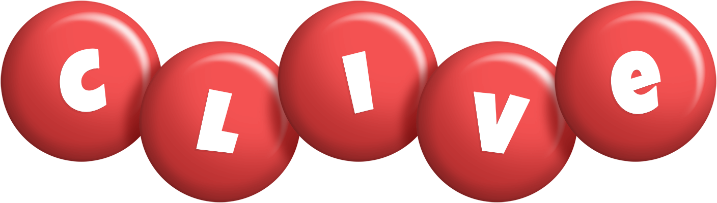Clive candy-red logo