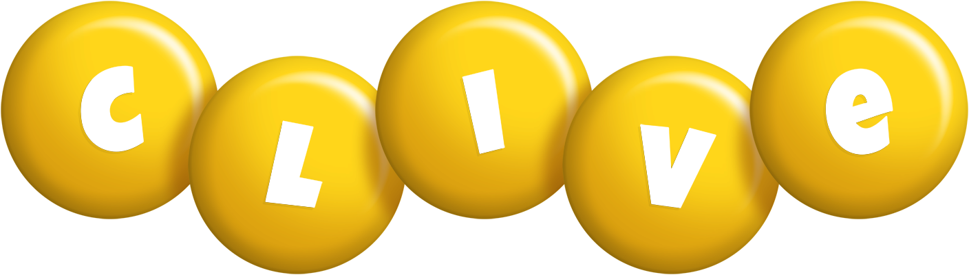 Clive candy-yellow logo