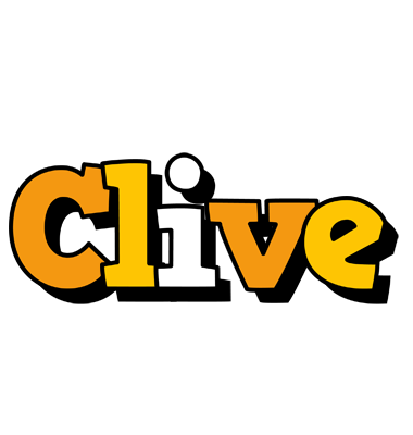 Clive cartoon logo